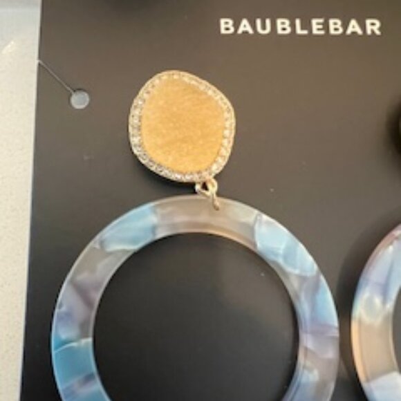 BAUBLEBR - Gold Tone Dangle Earrings - Picture 4 of 5